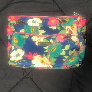 Nicole Miller Vibrant Floral Cosmetic Bag